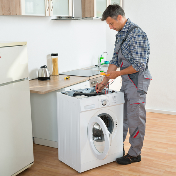 do you offer any warranties or guarantees on your washer repair work in Woodford